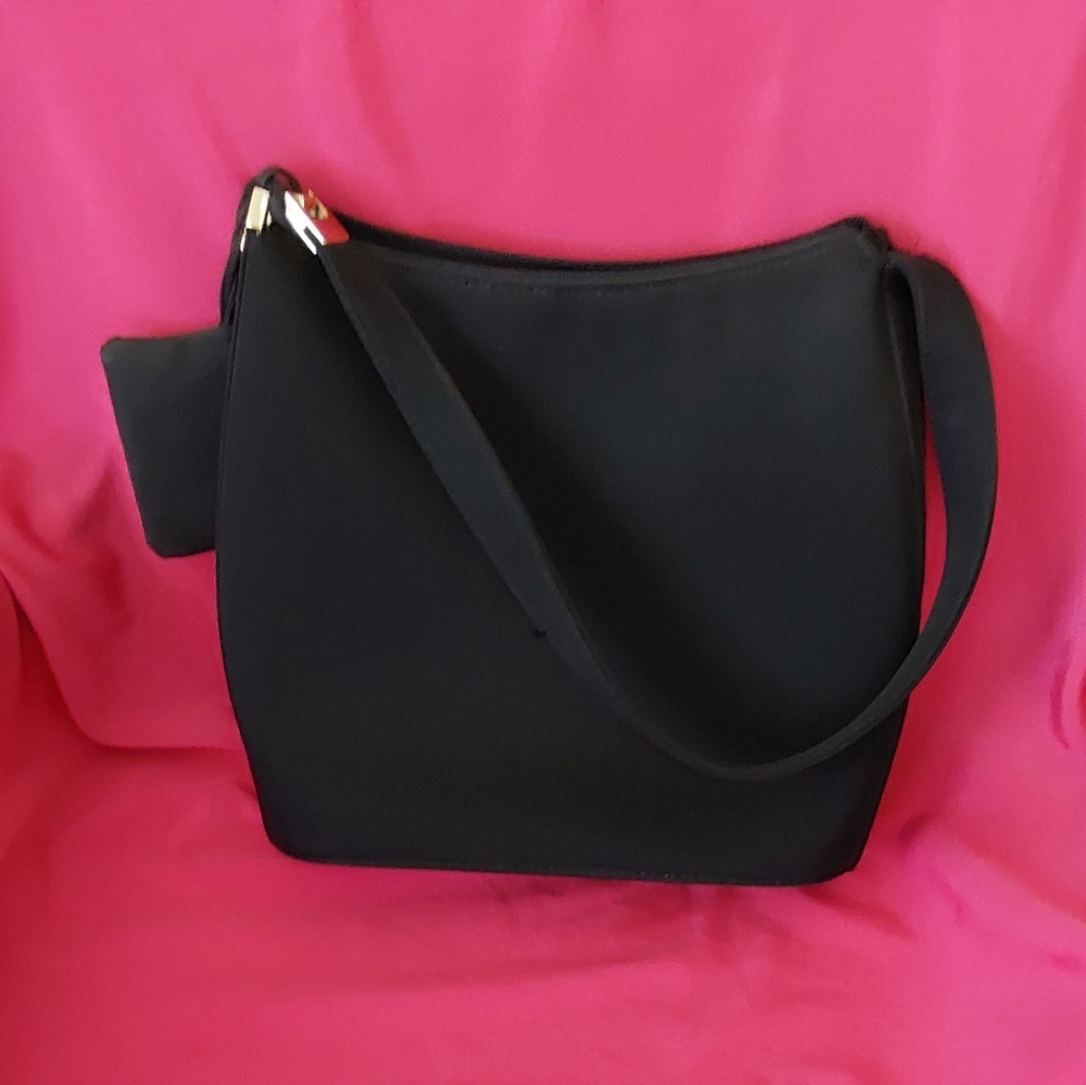 Black Satin-like Bag